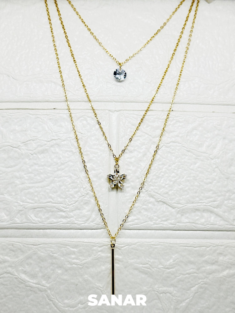 Aurora Glow Layered Necklace - Anti-Tarnish