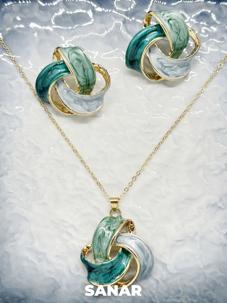 Bloom Knot Duo - Anti-Tarnish