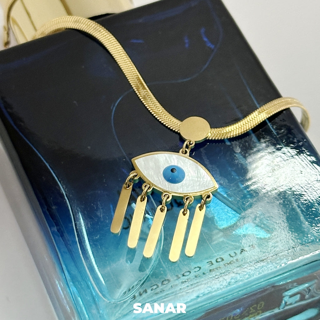 Evil Eye Pendant Necklace - Anti-Tarnish