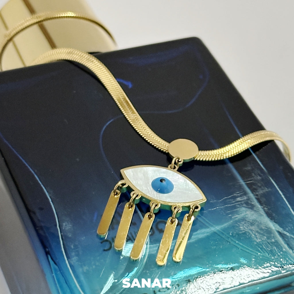 Evil Eye Pendant Necklace - Anti-Tarnish