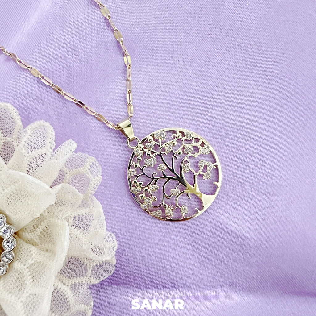Tree Pendant Necklace - Anti-Tarnish