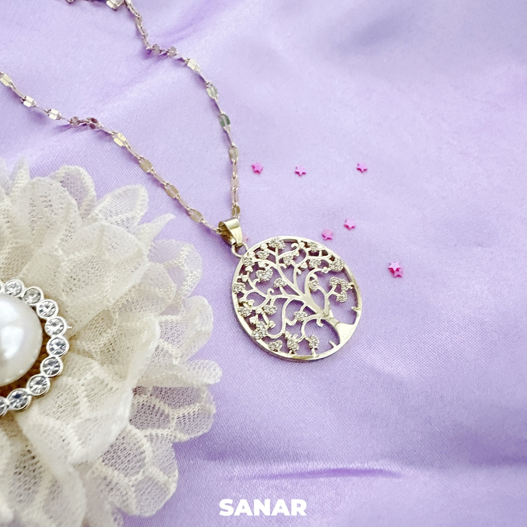 Tree Pendant Necklace - Anti-Tarnish