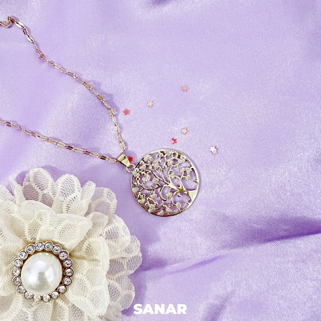 Tree Pendant Necklace - Anti-Tarnish