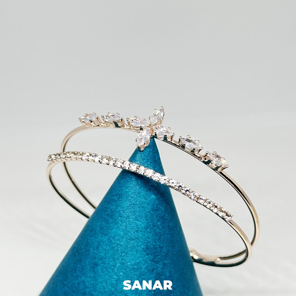 Flower Bracelet - Anti-Tarnish