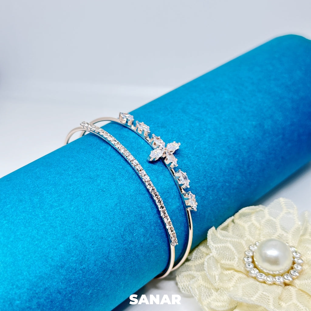 Flower Bracelet - Anti-Tarnish