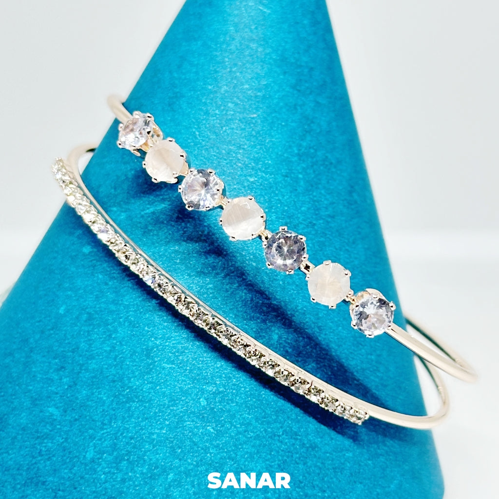 Rose Gold Crystal Bracelet - Anti-Tarnish