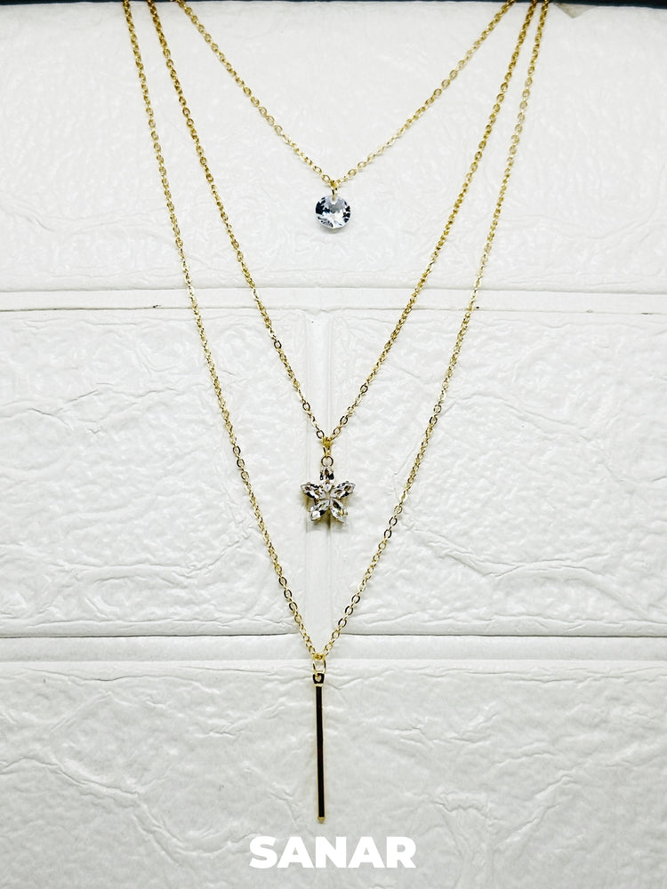 Aurora Glow Layered Necklace - Anti-Tarnish