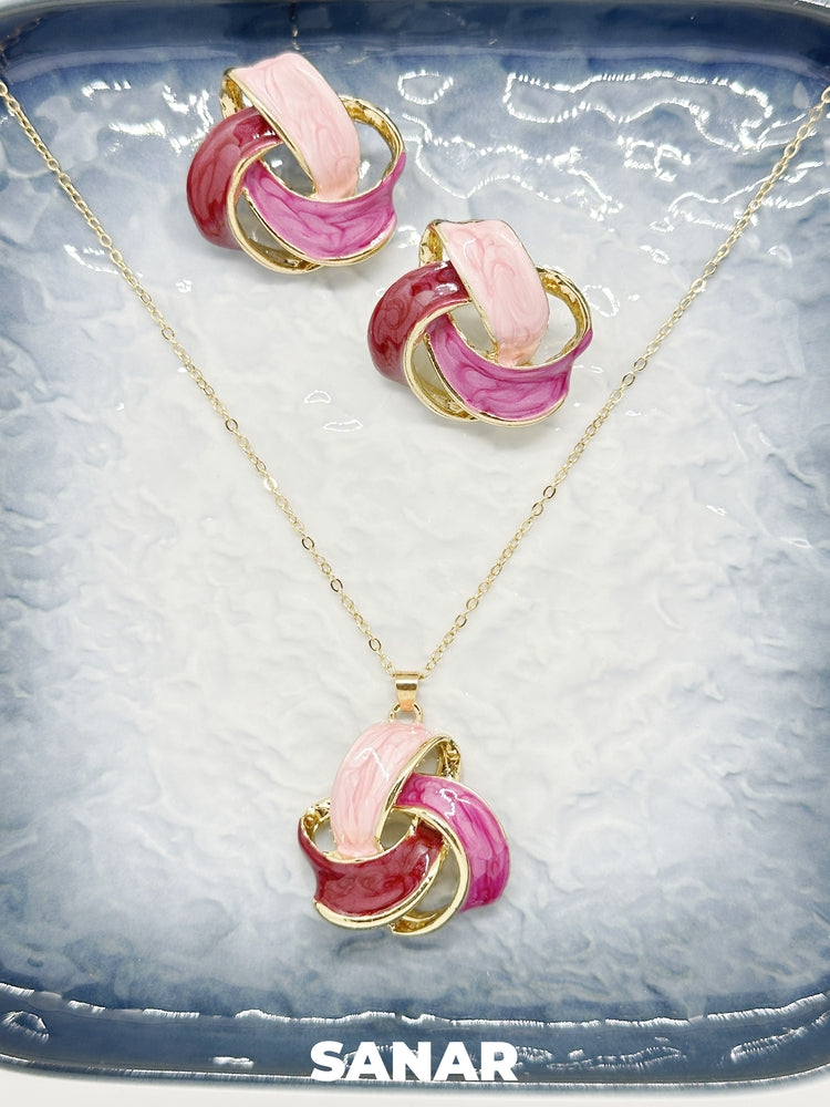 Bloom Knot Duo - Anti-Tarnish