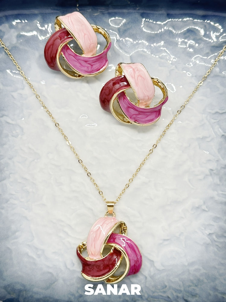 Bloom Knot Duo - Anti-Tarnish