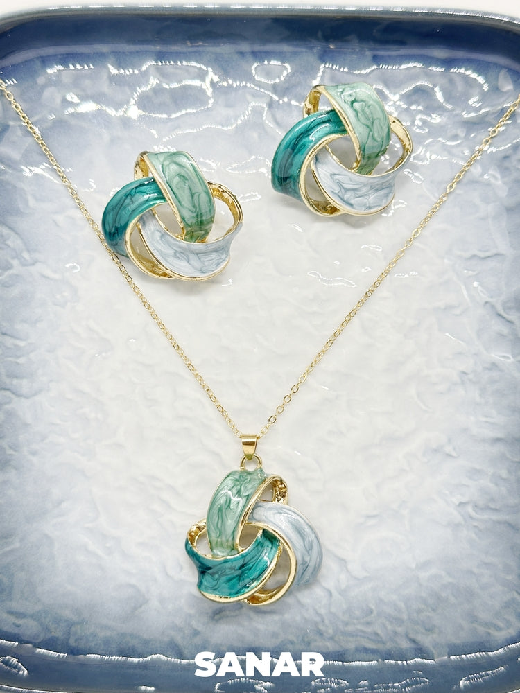 Bloom Knot Duo - Anti-Tarnish