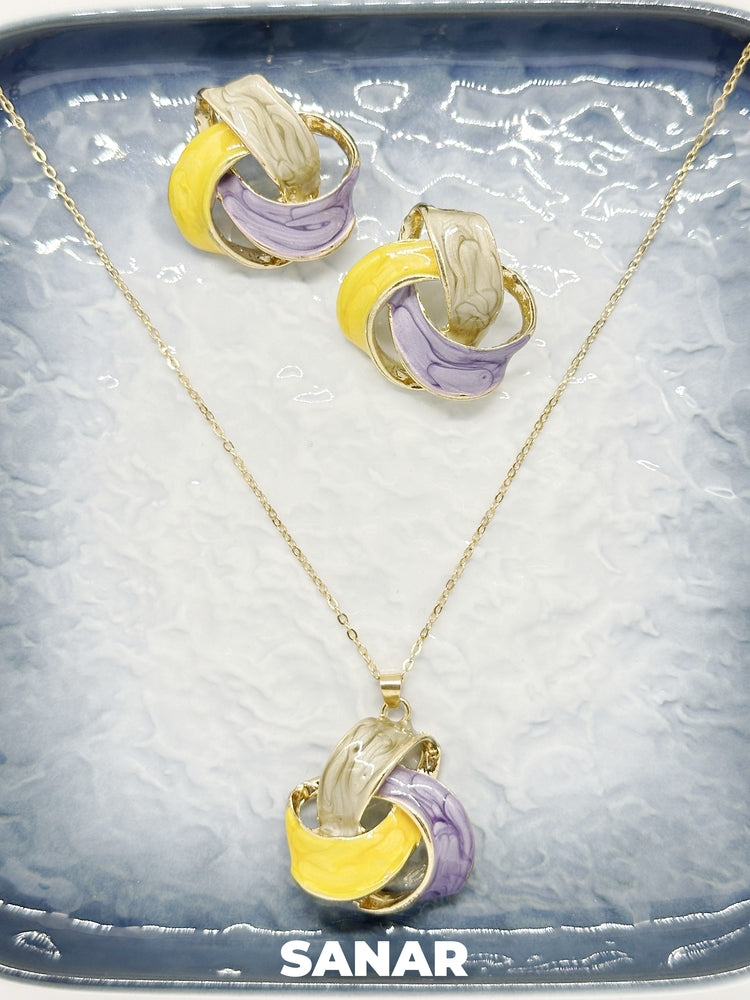 Bloom Knot Duo - Anti-Tarnish