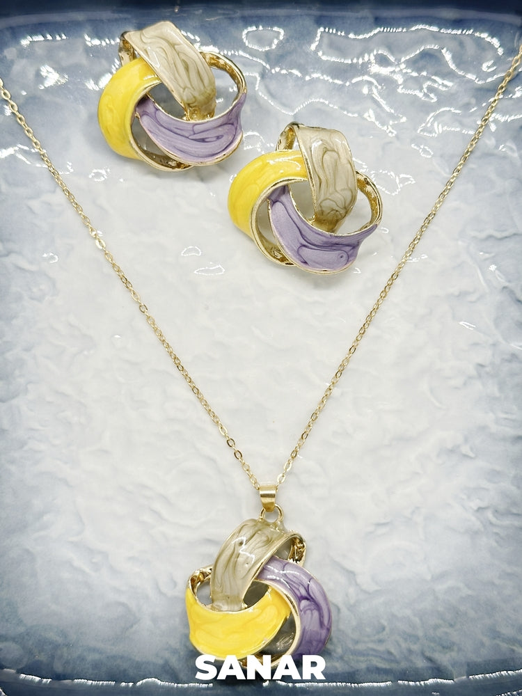 Bloom Knot Duo - Anti-Tarnish