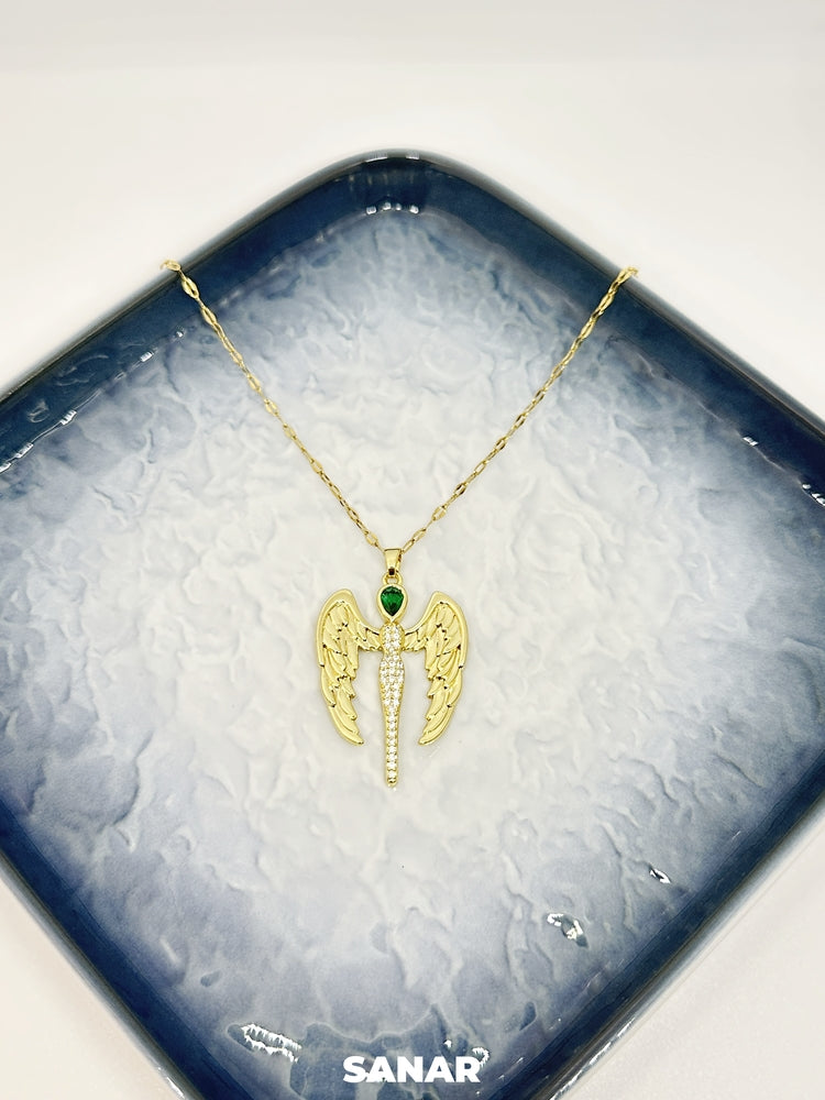 Wings Pendant Necklace - Anti-Tarnish