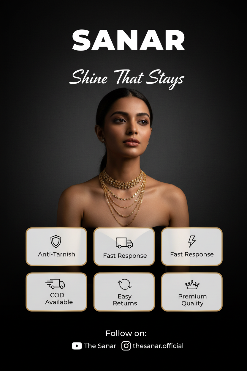 SANAR premium brand poster with exact logo