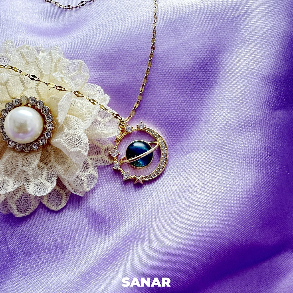 Planet Pendant Necklace