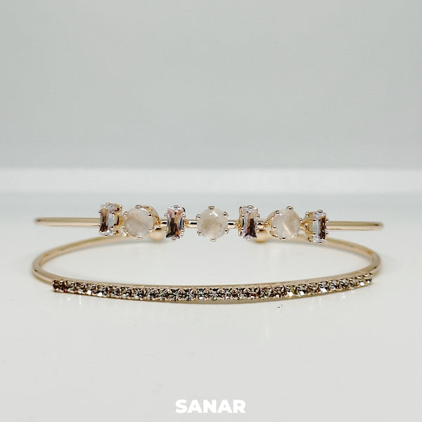 Rose Gold Crystal Bracelet - Anti-Tarnish Technology