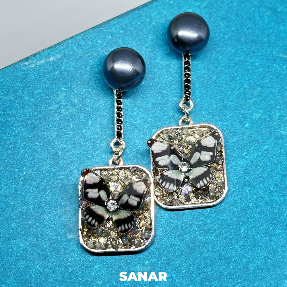 Butterfly Drop Earrings