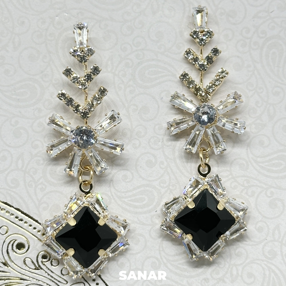 Perfect Diamond Drop Earring - SANAR - Handmade