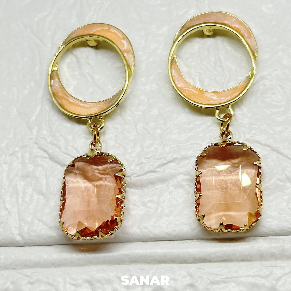 Circle Hangling Earrings
